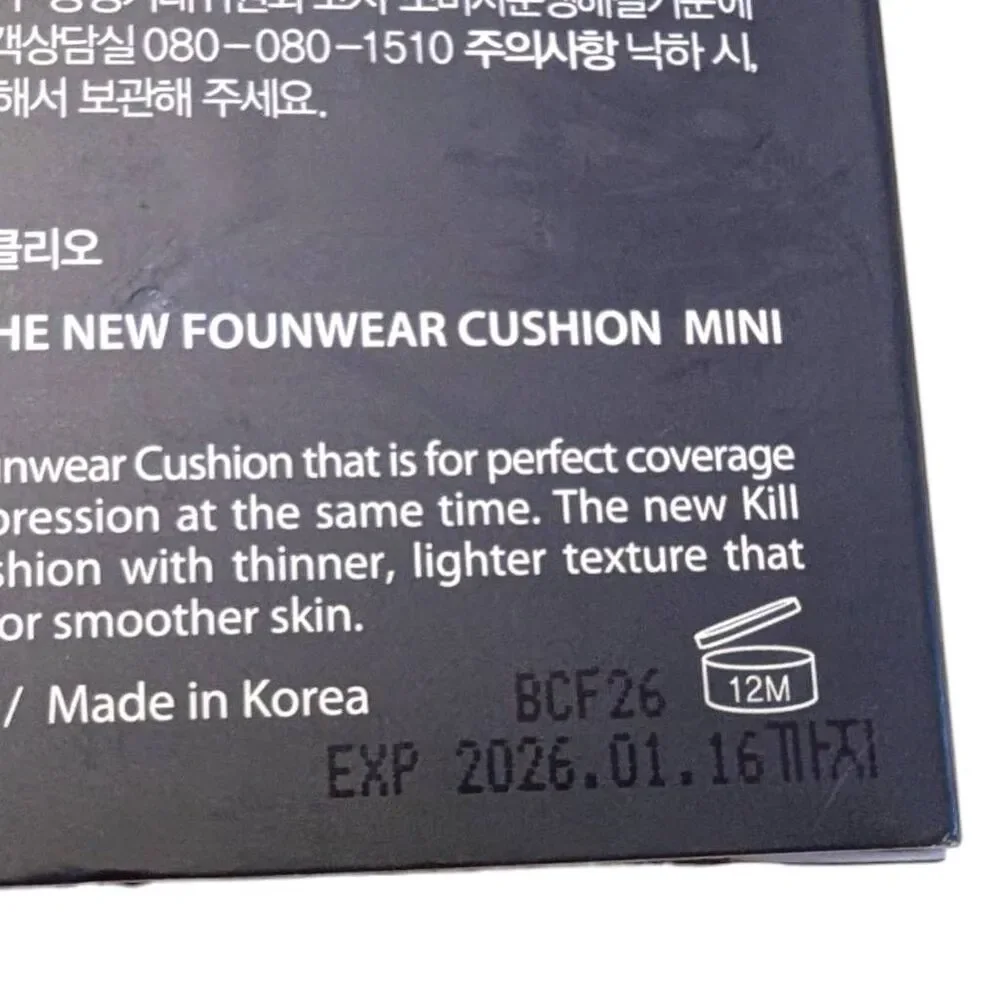Clio Kill Cover the New Founwear Cushion Mini 3-BY Linen Lot of 2 SPF 50 EX 1/26